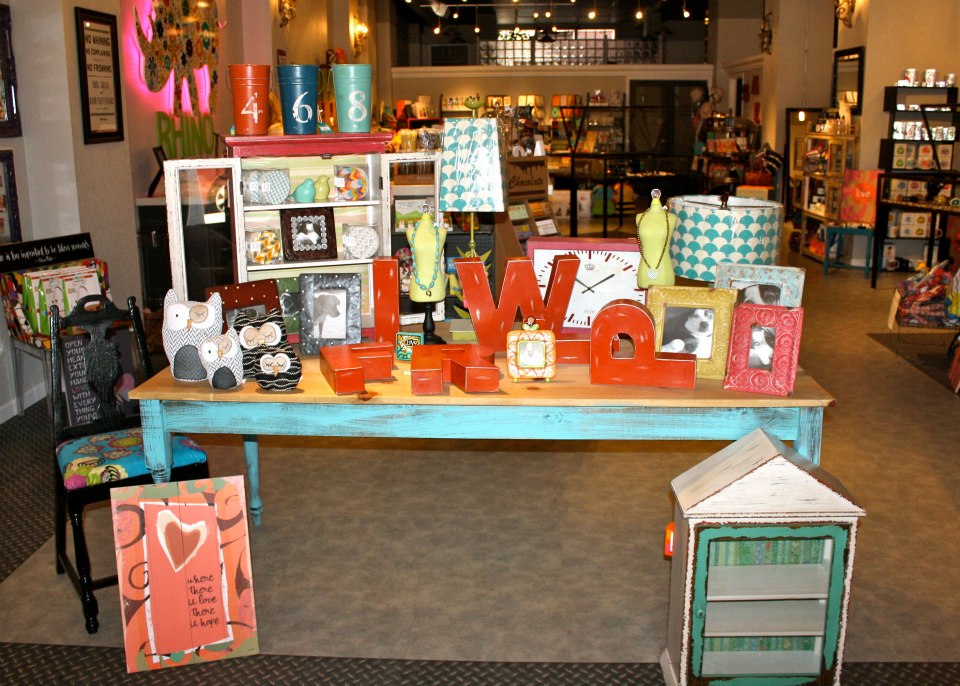 Floral Rhino Casper Wyoming boutique - gift table